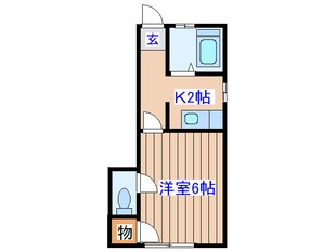 鳥越アパートの物件間取画像